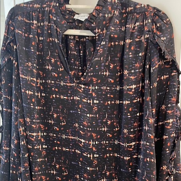 Evereve Tops - Evereve Black and Orange Women's Top